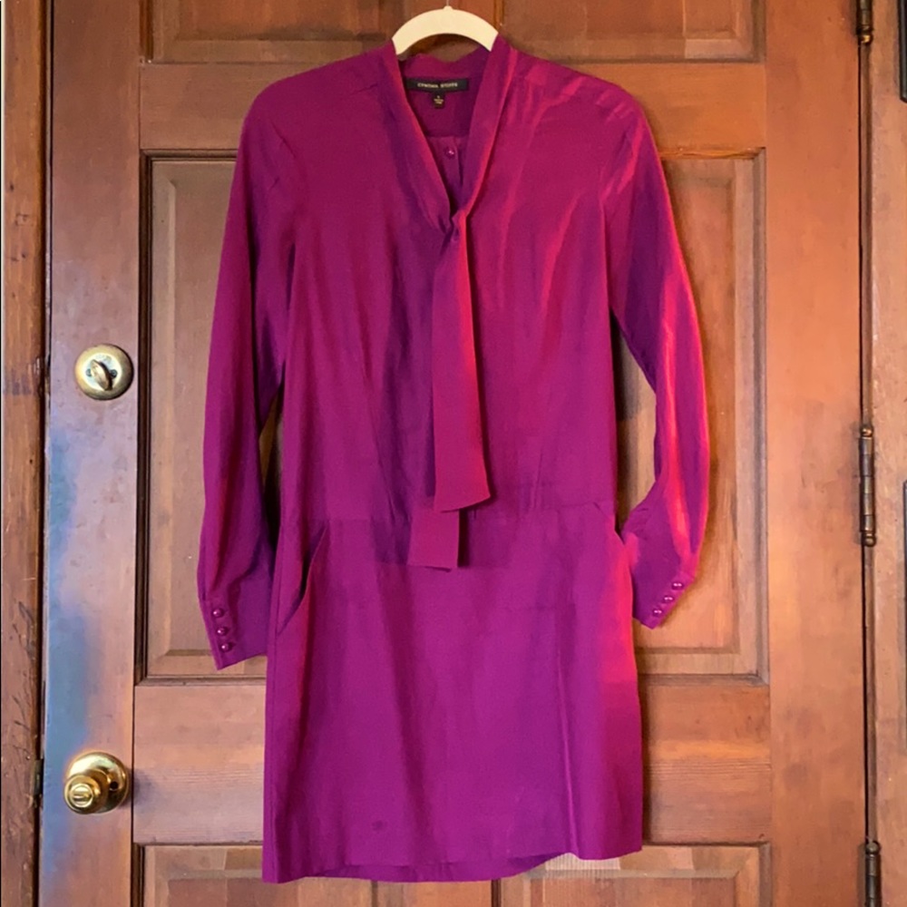 Cynthia Steefe Silk Rasberry Dress